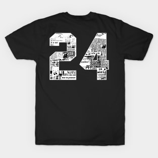 24 number abstract T-Shirt